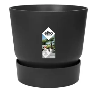 Elho pot greenville rond ?20cm living black