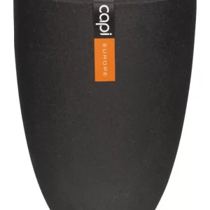 Capi Vaas Elegant Laag 36x47 cm - Zwart