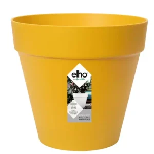 Elho loft urban rond 25cm Geel