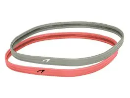 Avento breed sporthaarband - Coral Red