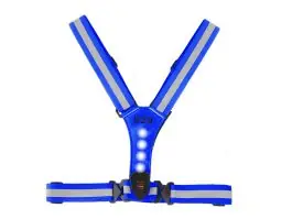 R2B Hardloopvest oplaadbaar - Hardloop Verlichting - Blauw