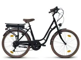 Villette Vintage retro elektrische fiets - Black
