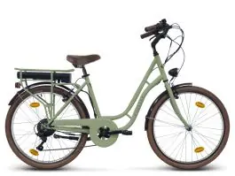 Villette Vintage retro elektrische fiets - Green