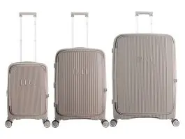 ELLE Da'Vine 53.5/66/76.5 cm reiskofferset - Mud