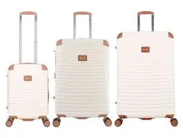 ELLE Glam 57/67/77 cm Reiskofferset - Cream