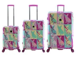 Saxoline Blue Bulldog Emotion 55/67/77 cm reiskofferset