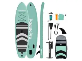 LifeGoods PaddlePro SUP Board - Pastel Green