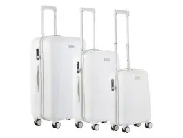CarryOn?Skyhopper?3-delige TSA kofferset - White