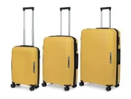 TravelZ Swinger 3-delige kofferset - Yellow