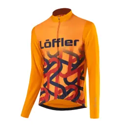 Loeffler Ambassador MID oranje wielrenshirt