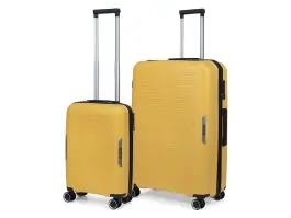 TravelZ Swinger 2-delige kofferset - Yellow