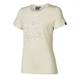 Ivanhoe Cilla Outdoor dames t-shirt - Beige