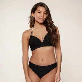 LingaDore 7706 Zwart Triangel voorgevormd bikini set