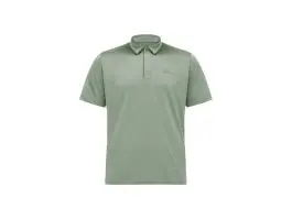 Jack Wolfskin Delgami heren polo - Eucalyptus