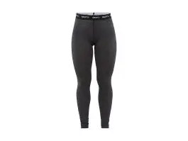 Craft Core dames wollen merino broek - Black Melange
