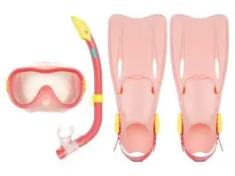 Waimea kinder snorkelset - Pink