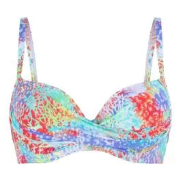 LingaDore 7207BT Coral Leopard Print Voorgevormde Bikini Top