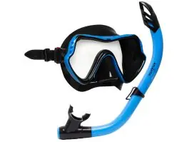 Atlantis Samana Pro Snorkelset - Black/Blue