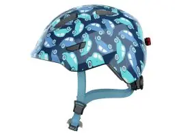 Abus Smiley 3.0 LED Blue Car kinderfietshelm