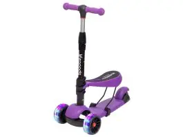 LifeGoods MultiRider kinderstep met zitje - Purple