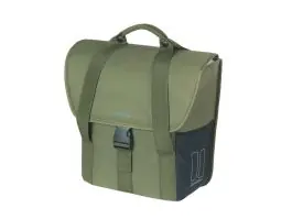Basil Go enkele fietstas 16 Liter - Dark Green