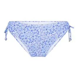 LingaDore 7215TSB Blue Paisley Print Bikini Strikbroekje