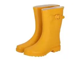 Xq rubberen regenlaarzen dames - Ochre