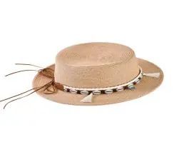 Decopatent Zonnehoed Dames Rond - ?58 cm UV Strohoed