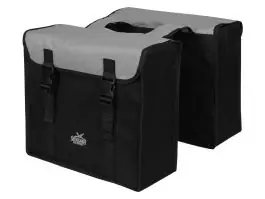 Greenlands Colourfull zilver dubbele fietstas