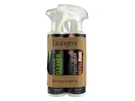Grangers Footwear Cleaner + Repel Plus reinigingsset