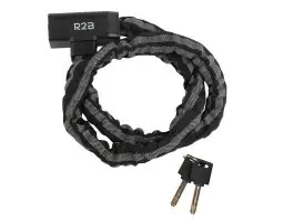 R2B 115 cm fietsslot met twee sleutels - Reflecterend