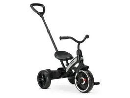 Deryan driewieler met duwstang - Black