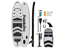 LifeGoods PaddlePro SUP Board - White/Black