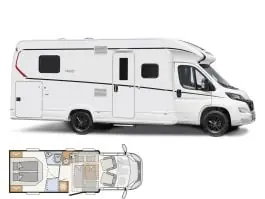 Dethleffs Trend T7057 DBL 2024 camper