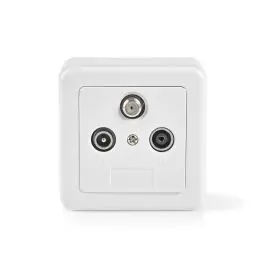 Nedis SWBX100WT antenne wandcontactdoos