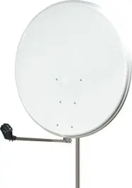 Schwaiger SPI980.0 licht grijze 98 cm stalen schotel