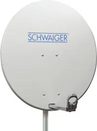 Schwaiger SPI800 lichtgrijze 80 cm schotel
