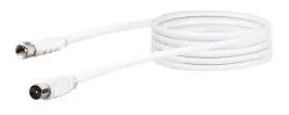 Schwaiger 90 dB witte 3 meter satellietkabel
