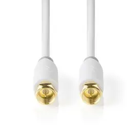 Nedis CSBW41000WT10 satelliet- en antennekabel