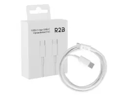 R2B 1 Meter Witte USB-C naar USB-C Kabel