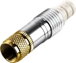 Schwaiger 2 x 7 mm HQ F-opdraaistekker