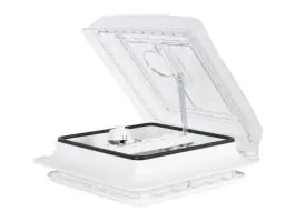 Obelink Panorama 28 x 28 dakluik met ventilator - transparant