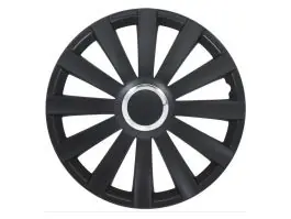 Autostyle Spyder 16 inch set van 4 wieldoppen - Black