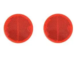 ProPlus ronde zelfklevende reflector - Red