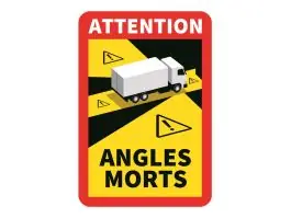 Attentie dode hoek sticker