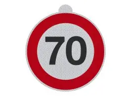 Snelheidssticker 70 Itali?