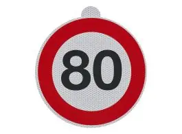 Snelheidssticker 80 Itali?