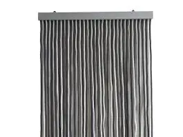 Repusel kordex 60 x 185 caravan deurgordijn - White/grey