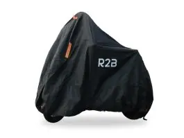 R2B waterdichte fietshoes met opbergtas - Black