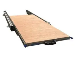 Aluminium 90x40 cm camper schuifframe met vloerplaat